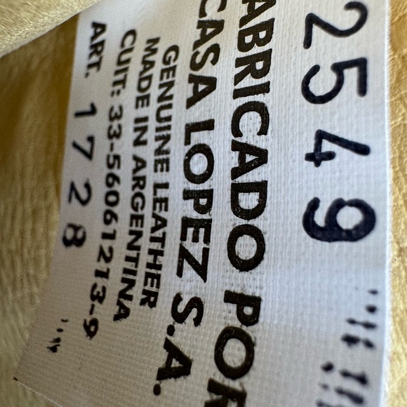 Casa Lopez Black Handmade Genuine Leather Briefcase Bag  - made In Argentina - - Picture 5 of 12